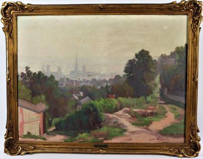 Jean ARNAVIELLE (1881 - 1961).

View of Rouen...