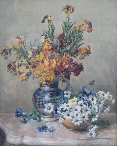 François RIVOIRE (1842-1919).

Watercolor...