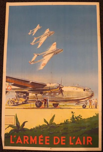 Recruitment poster for the air force in the...