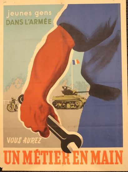 Recruitment poster for the Army in the 1950s.

Stamped...
