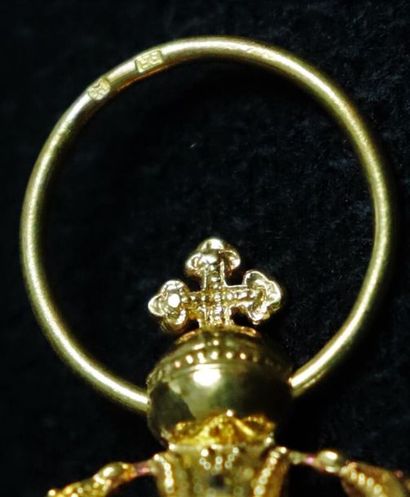 null AUTRICHE.

Grand Croix de l'Ordre Impérial de Léopold, en or et émail blanc...