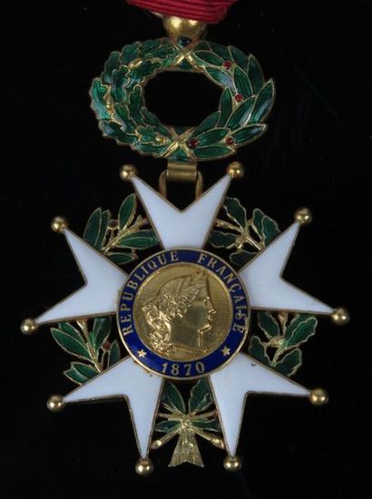 null FRANCE.

ORDER OF THE LEGION OF HONOUR.

Officer's star, Third Republic. 

Gold...