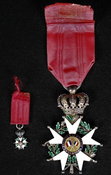 null Set of two orders of the Legion of Honour

One, Knight of the July Monarchy...