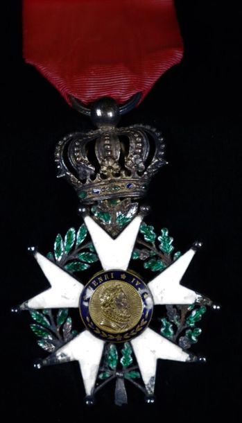 null Set of two orders of the Legion of Honour

One, Knight of the July Monarchy...