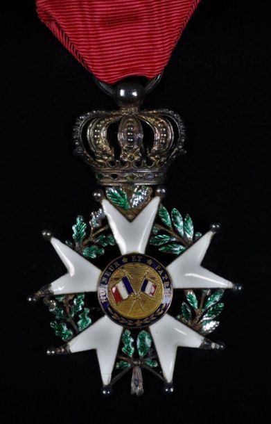 null Set of two orders of the Legion of Honour

One, Knight of the July Monarchy...