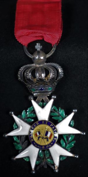 null Order of the Charles X Legion of Honour - enamel chips

