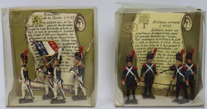 null CBG 1st Empire

2 showcase boxes with Grenadier de la Garde (1812) and Artillerymen...