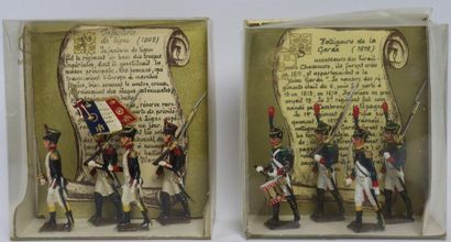 null CBG 1er Empire

2 boites vitrine Infanterie de ligne (1809) et voltigeur de...