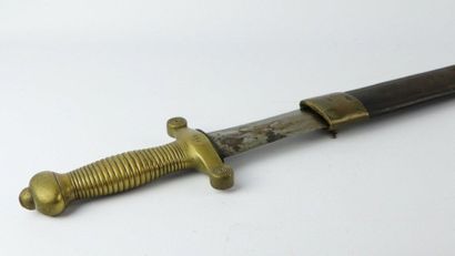 null Glaive d'infanterie et son fourreau.

Modèle 1831.

L_66 cm.