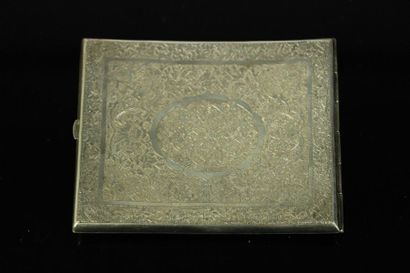 null PERSE (?).

Cigarette case in silver finely chiselled with deer, birds and flowering...