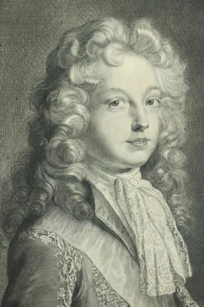 null François de TROY (1645-1730), gravé par Le Chevalier Edelinck.

Louis de France,...