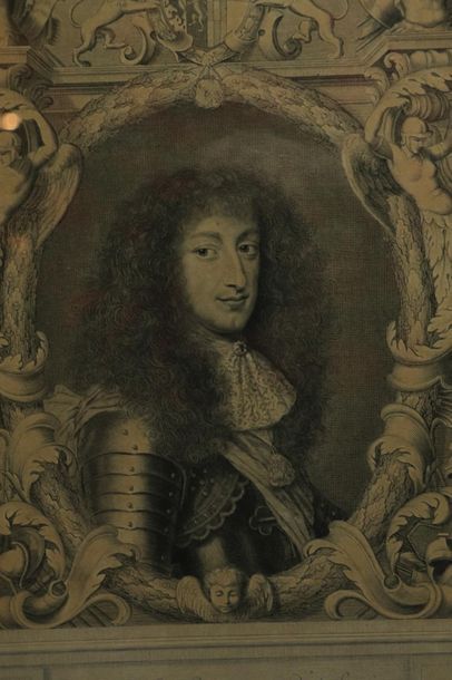 null Robert NANTEUIL (1623-1678).

Charles Emmanuel II, Duke of Savoy.

Head coat...