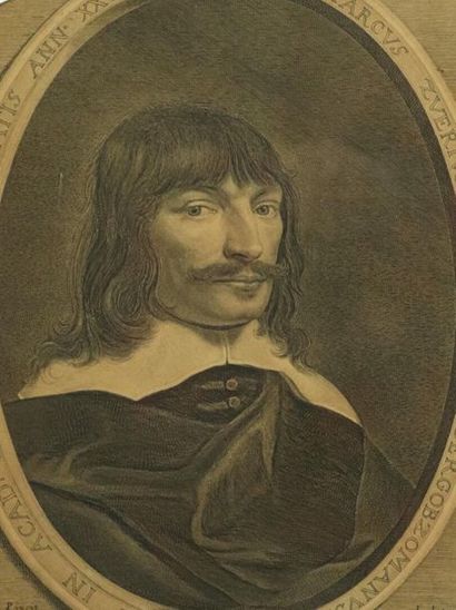 null Pieter du BORDIEU (1609-1678), gravé par Jonas Suyderhoef.

Portrait de Marcus...