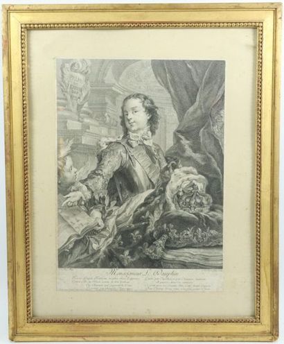 null François de TROY (1645-1730), gravé par Simon Thomassin.

Monseigneur le Dauphin.

Gravure...