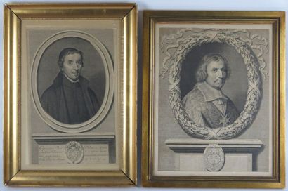 null Robert NANTEUIL (1623-1678) et Philippe de CHAMPAIGNE (1602-1674).

Portraits...