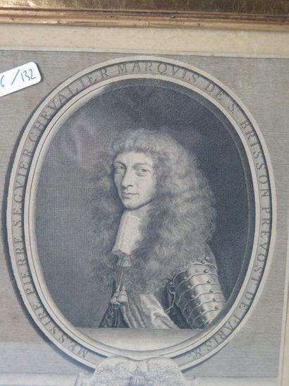 null Robert NANTEUIL (1623-1678).

Portrait de Pierre Séguier, Marquis de Saint Brisson...