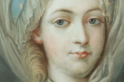 null Ecole française du XVIIIème ou du début du XIXème siècle.

Portrait de dame...