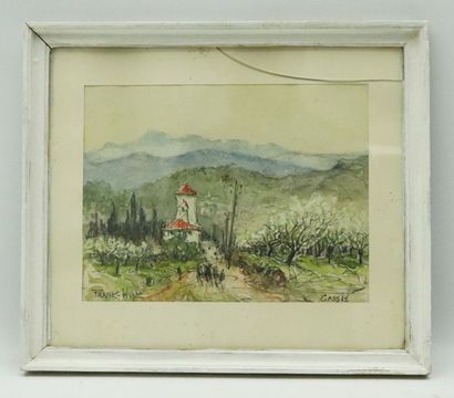 null Frank WILL (1900-1951)

View of Cassis.

Pencil and watercolor, signed lower...