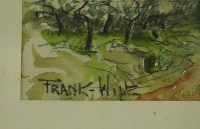 null Frank WILL (1900-1951)

View of Cassis.

Pencil and watercolor, signed lower...