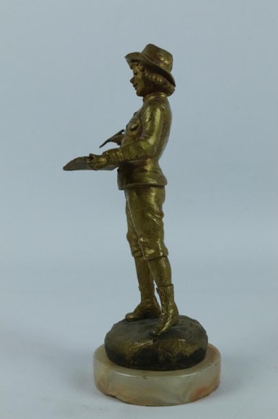 null Georges OMERTH (act.1895-1925) .

Sculpteur réalisant un bas-relief.

Bronze...