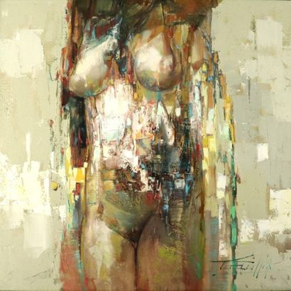 null PAULLIN, XXème siècle.

Femme nue.

Huile sur toile.

H_76 cm L_76 cm

