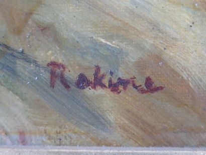 null Martha RAKINE (1906-1996).

Fenaison.

Huile sur toile, signée en bas à droite.

H_38...