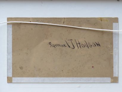 null Samuel John HODSON (1836-1908).

La visite aux veaux.

Aquarelle sur papier,...