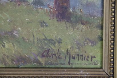 null Charles MUNNIER.

Paysage du Doubs.

Huile sur toile, signée en bas à droite.

H_26...