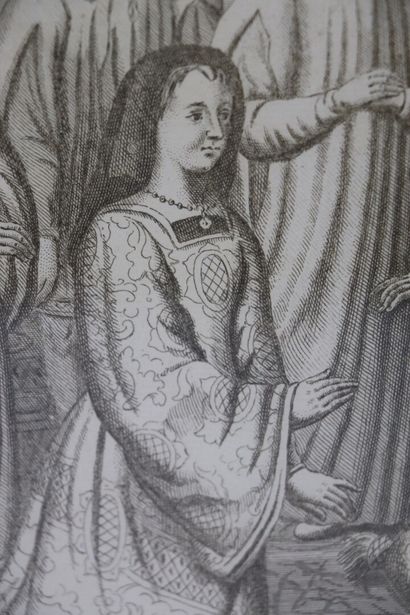 null Charles V donne l'oriflamme à un seigneur.

Isabel de Portugal Duchesse de Bourgogne...