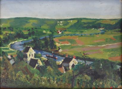 null Jean Albert GRAND-CARTERET (1903-1954).

Le bassin de la rivière.

Huile sur...