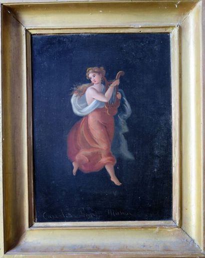 null Ecole italienne du XIXème siècle.

Musica, Casa Vetti, Pompei.

Huile sur toile...
