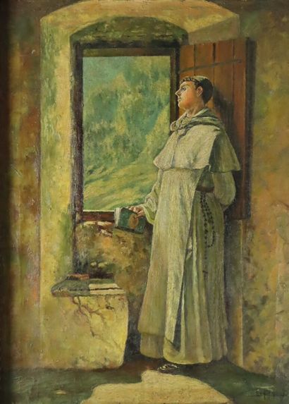 null Edgard DUPONT (1899-?).

Un moine songeur.

Huile sur toile, signée en bas à...