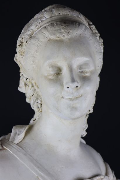 null Dans le goût de l'école française du XVIIIème siècle.

Buste de femme.

Sculpture...