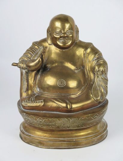 null CHINE.

Bouddha en bronze ciselé.

H_27 cm