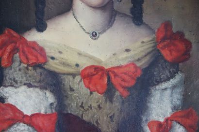 null Portrait de femme, dans le style de Velasquez.

Huile sur toile 

Trace de signature...