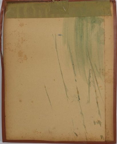 null Louis VALLET (1856-1940).

Portrait de Melle Mette, 1926.

Dessin aux crayons.

Signé,...