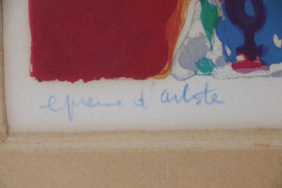 null Roger BEZOMBES (1913-1994).

La corrida.

Lithographie, signée au crayon de...