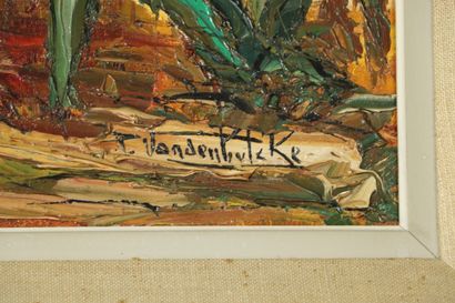 null Roger VANDENBULCKE (né en 1921)

Paysage oriental

Huile sur toile 

H_46 cm...