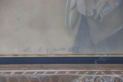 null Ecole française du XIXème siècle.

Portrait de Luc.

Dessin au crayon et gouache...