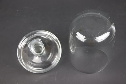 null Pot à biscuit couvert en cristal.

H_23 cm