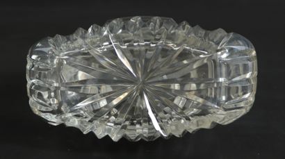 null Carafe et son bouchon en cristal ancien. 

H_19.2 cm L_13.5 cm P_7 cm