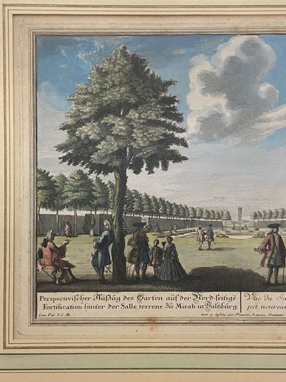 null Franz Anton DANREITER (1695-1760), d'après. Gravé par I. A. CORVINUS.

Vue d'optique...