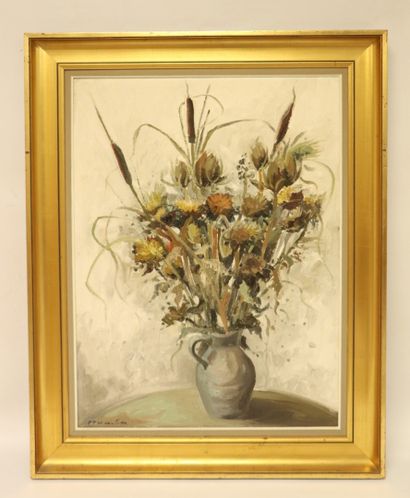 null P.P. HAULIER ( ?)

Bouquet de fleurs

Huile sur toile 

H_82 cm L_60.5 cm