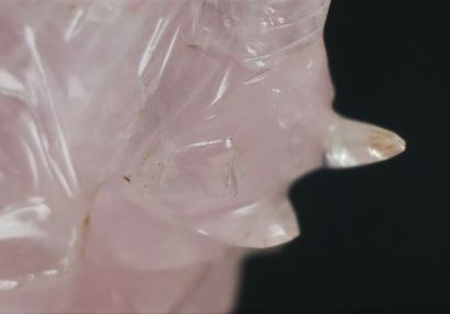 null CHINE.

Paire de statuettes en quartz rose figurant des éléphants

H_7 cm L_7,5...