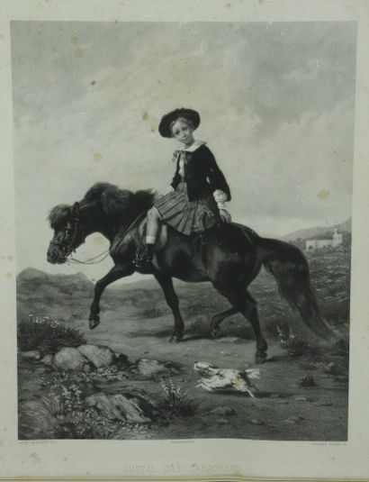 null Albert DE BALLEROY (1828-1873).

Oustal Das Caraghens.

Lithographie par Lemercier.

H_46.5...