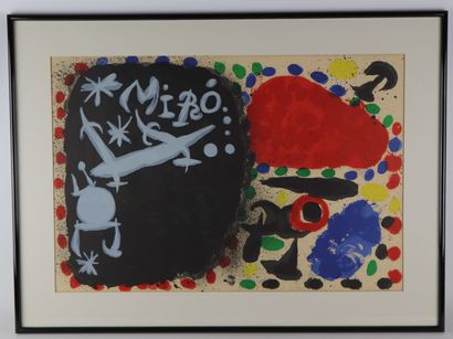 null Joan MIRO (1893-1983).

Joan Miro, Tokyo, Kyoto, 1966.

Lithographie en couleurs.

H_43.5...