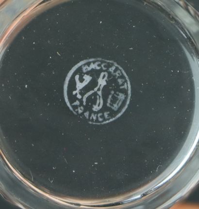 null BACCARAT, modèle Chauny.

Suite de quatre verres en cristal.

H_8 cm