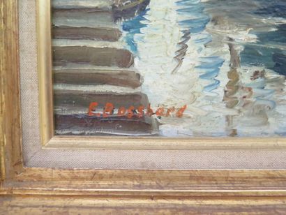 null Ernst BOSSHART (1879-1951).

Chalutier.

Huile sur toile, signée en bas à gauche.

H_32.5...