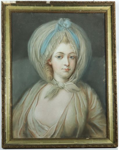 null Ecole française du XVIIIème ou du début du XIXème siècle.

Portrait de dame...