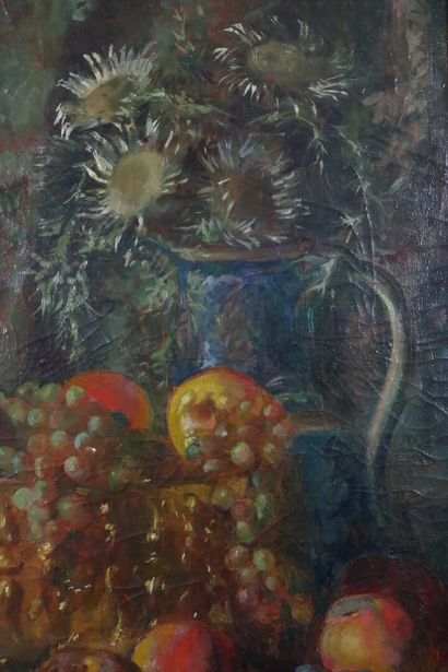 null Marius MANGIEZ (1867-1952)

Huile sur toile, nature morte aux fruits.

Signée...
